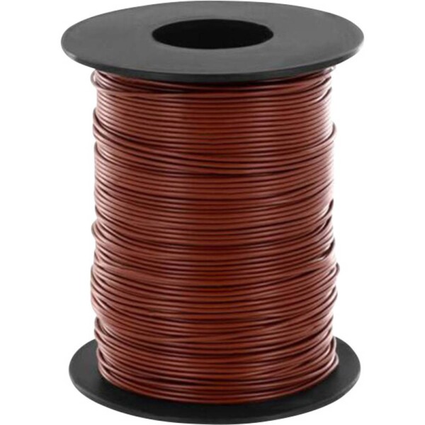Donau Elektronik 119-18 opletenie / lanko, 1 x 0.14 mm², hnedá, 100 m; 119-18