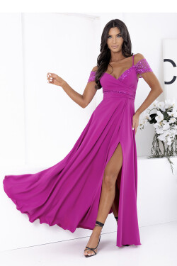 Dlhé šaty 224691 fuchsiová - With You 44