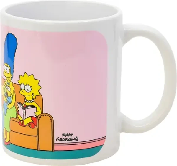 STOR Hrnček keramický 325 ml Simpsonovci - Rodina / Keramika / Darčeková krabička (98049)