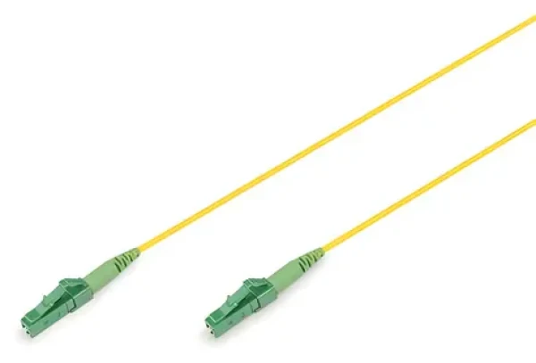 Digitus žltá / Optický patch kábel / LC/ APC - LC/ APC / Singlemode / Simplex / 15 m (DK-2933-15-APC-SX)