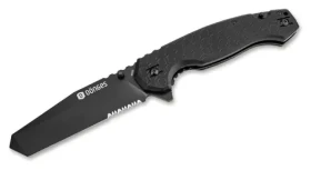 Dönges Professional Tactical čierna / Vreckový nôž / Tanto čepeľ / D2 oceľ / Linerlock (01DG006)