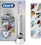 Oral-B Pro Kids Disney 100 Let / Elektrická detská zubná kefka / sonická / 2 režimy / časovač (8006540773956)