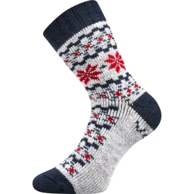 VOXX ponožky Trondelag light grey melé 1 pár 39-42 117193