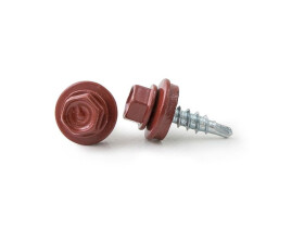 Samorezná skrutka – Guttatop (25 ks) Guttatop samořezný vrut - RAL 8017 - hnědá (4,8 x 35 mm)