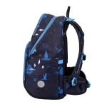 Ergonomický školský plecniak Frii of Norway Easy 22l Dinosaur Dark Blue EUR