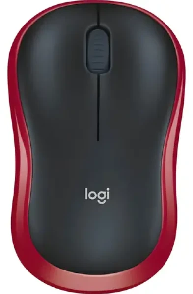 Logitech M185 červená / Myš / bezdrôtová / optická / 1000 DPI / 3 tlačidlá (5099206028845)