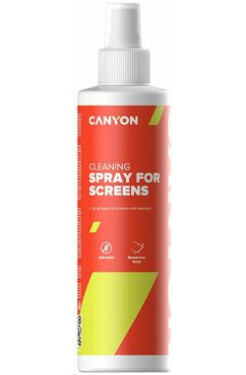 CANYON čistiaci sprej CCL21 na obrazovky 250ml / antistatický / dezinfekčný (CNE-CCL21)