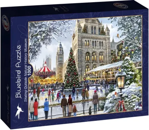 BlueBird Puzzle Korčuľovanie pred Prírodovedným múzeom