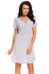 Dn-nightwear TM.9301 kolor:grey melange 2XL