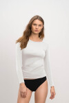 Vamp - Pánske bavlnené tričko s dlhým rukávom 20923 - Vamp white XXL