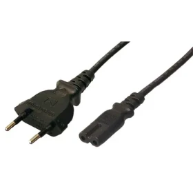 LogiLink Euro-8 VDE čierna / Napájací kábel / 1,8 m / 250 V / 2,5 A (CP092)