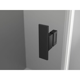 MEXEN/S - Mist L sprchové dvere krídlové pravé 105, čierny okraj, čierna 8A4L-105-000-70-70-P