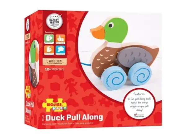 Bigjigs Baby Ťahacia kačička