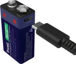 Trust nabíjacia batéria 9V USB-C / Nabíjacia batéria / 400 mAh / 4 h nabíjania (25745)