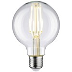 Paulmann 28956 LED En.trieda 2021 F (A - G) E27 guľatý tvar 7.5 W = 60 W teplá biela (Ø x v) 80 mm x 120 mm 1 ks; 28956