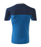 Tričko Colormix unisex azúrovo modré S