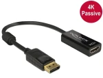 DeLock DisplayPort - HDMI čierna / Adaptér / 4K / 20 cm (62609)