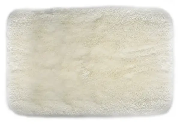 SPIRELLA Kúpeľňová predložka FINO biela / Mikrovlákno / Vysoký vlas / Protišmyková / 70 x 120 cm