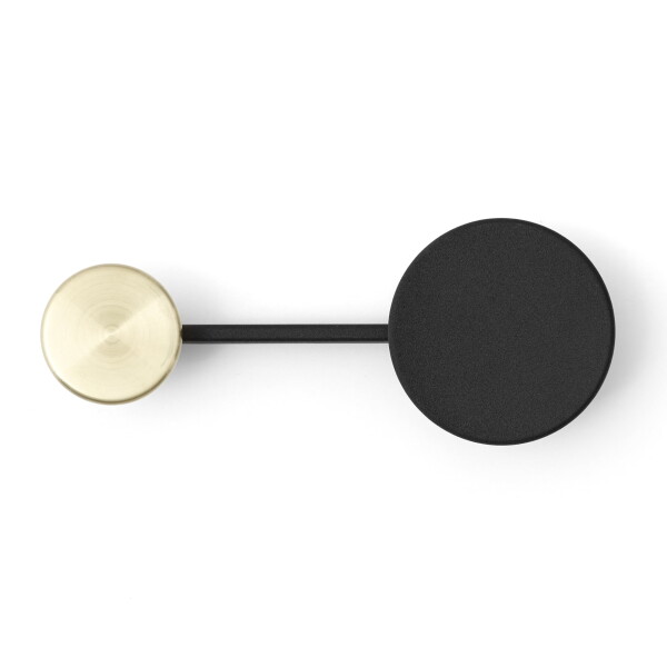 Audo Copenhagen Vešiak Afteroom Black/Brass - small