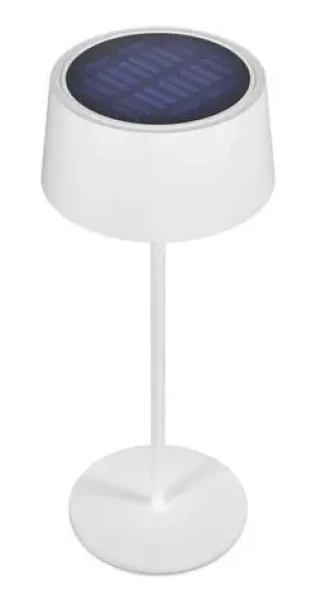 RealPower LED solárna stolná lampička biela / Lampička / dobíjacia / stmievateľná / IP44 (458434)