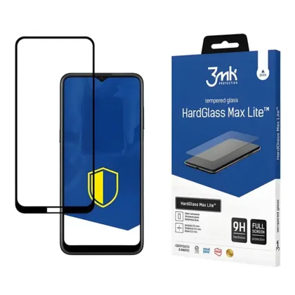 3mk HardGlass Max Lite Nokia G11/ G21 čierna / Ochranné sklo / Tvrdené / 9H / 0,3 mm
