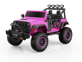 Mamido Mamido Elektrické autíčko Buggy BIG FOOT 4x4 ružové 24V | 800W | 60 kg | EVA | LED | 2,4 Ghz | ECO koža