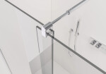 CERANO - Sprchová zástena Walk-in Medin L/P - 8 mm - chróm, transparentné sklo - 180x195 - dvojdielna posuvná CER-478006