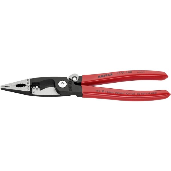 Knipex Knipex-Werk, 13 91 200, multifunkčné kliešte, 50 mm² (max), 0 awg (max), 15 mm (max); 13 91 200