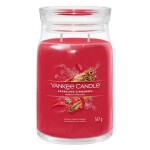 Yankee Candle Signature Sparkling Cinnamon veľký pohár 567g / doba horenia až: 90h (5038581129532)