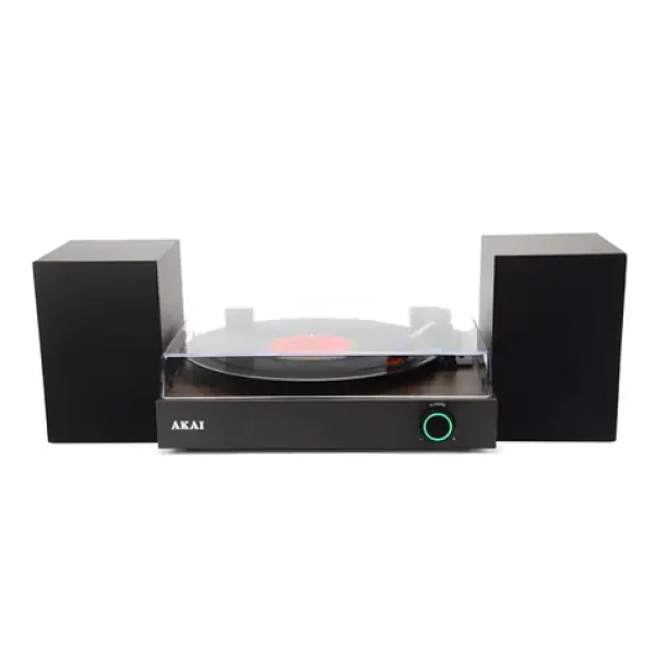 AKAI ATT-200SP drevo/čierna / Gramofón / 33 45 78 RPM / Bluetooth 5.4 / RCA-out / repro 2x10W (ATT-200SP)