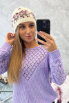 Dámska čiapka Florence K350 cream - Oliwier UNI