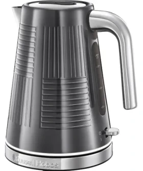 Russell Hobbs Geo Steel 25240-70 strieborná / Rýchlovarná kanvica / 2400 W / 1.7 l / nerez (5038061104608)