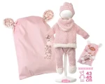 Llorens M738-60 oblečok pre bábiku bábätko NEW BORN veľkosti 40-42 cm s doplnkami