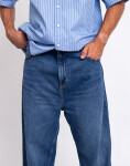 Carhartt WIP Brandon Pant Blue marble used wash L