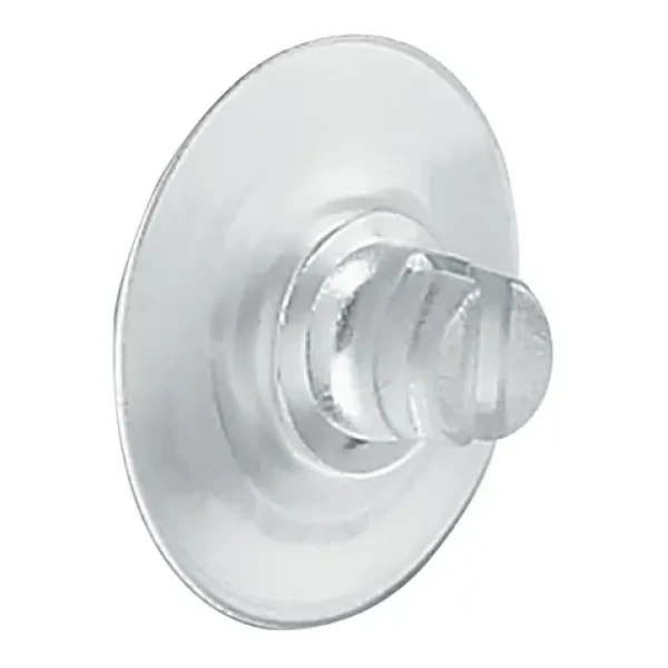 Spirella SUCTION HOOK prísavka priehľadný / PVC / nerez oceľ / priemer 23 mm (7610583125644)