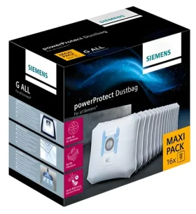 Siemens PowerProtect VZ16GALL / Filtračné vrecko do vysávača / 4 ks + mikrofilter (VZ16GALL)