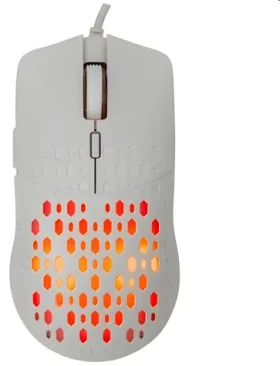 Baracuda OCTOPUS biela / Herná myš / Optický senzor / 6D / 3600 DPI / RGB / USB (OCTOPUS-W)