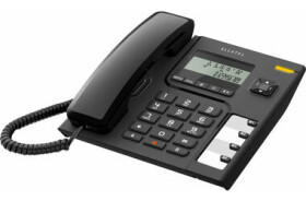 Alcatel T56 čierna / analógový telefón s LCD displejom (T56)