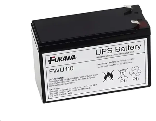 Fukawa FWU110 / Náhradná batéria pre UPS / náhrada za APC RBC110 / 12V / 7Ah (12930)