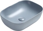 MEXEN - Rita umývadlo na dosku 45 x 32, šedomodrá mat 21084569