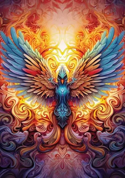 ART PUZZLE 5253 Puzzle Farebný Fénix