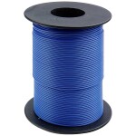Donau Elektronik 125-S25-2 opletenie / lanko, 1 x 0.25 mm², modrá, 25 m; 125-S25-2