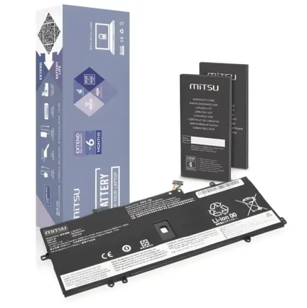 Lenovo ThinkPad X1 Carbon 7, 8, X1 Yoga 4, 5 / Batéria pre notebook / Li- ION / 15,36 V / 3325 mAh / 51 Wh (BC/LE-X1-L18C4P71)