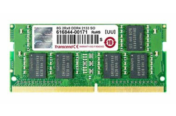 Transcend 8GB 2133MHz / SODIMM / DDR4 / CL15 / 1.2V / 2Rx8 (TS1GSH64V1H)