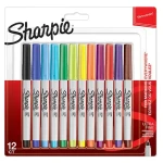 Sharpie Ultra Fine Popisovač permanentný mix farieb 0.5mm 12ks (2065408)