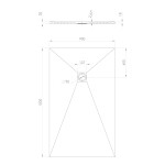 POLYSAN - TRENECA sprchová vanička z liateho mramoru s možnosťou úpravy rozmeru 150x90cm, biela matná 84310.11