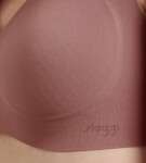 Dámska podprsenka ZERO Microfibre 2.0 Bralette - CACAO - kakaová 1141 - SLOGGI BROWN XL