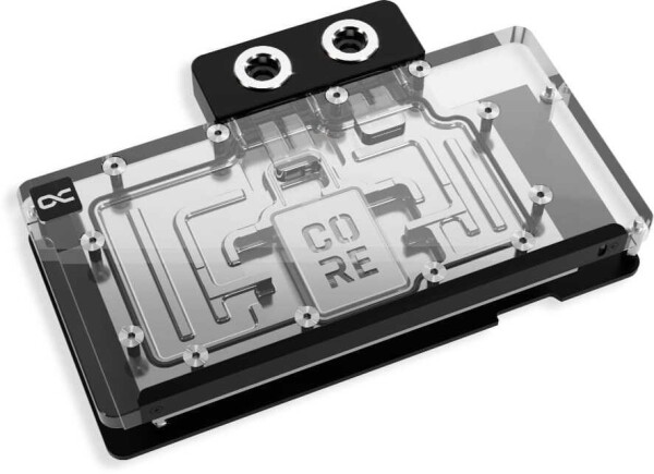 Alphacool Alphacool Core RX 9070 Quicksilver/Swift GPU Wasserblock, ARGB, mit Backprokove - Acryl