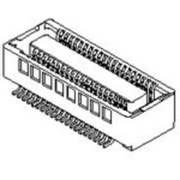 Molex zásuvkové puzdro na dosku 546841204 1 ks; 546841204