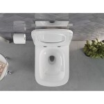 MEXEN - Vivo Závesná WC misa Rimless Tornado, biela lesk 3361XX00T